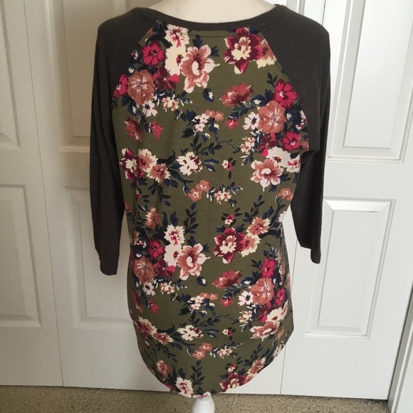 Bongo floral baseball tee - Picture 3 of 8